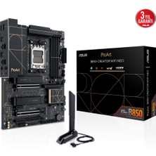 Marmara Qumasch Asus Proart B850-CREATOR Wıfı Neo, 4xddr5, 3xm.2, Hdmı, Dp, Type-C, Pcıe 5.0, Wi-Fi 7, Bluetooth V5.