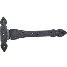 Armüz Antika Tarz Dekoratif Pirinç Kuyruklu Lale Menteşe - 147X193 Mm, Oksit