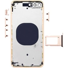 TeknoKapsül iPhone 8 Plus Boş Kasa Arka Kapak Gold