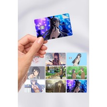 Zipzap Rascal Does Not Dream Of Bunny Girl Senpai Kart Kaplama Sticker 8 Adet