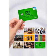 Zipzap How I Mat Your Mother Dizi Kart Kaplama Yapışkanlı Folyo Sticker (8 Adet)