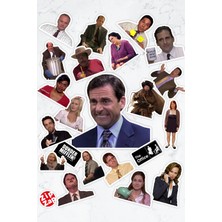 Zipzap The Office Dizi Telefon Laptop Bullet Journal Yapışkanlı Folyo Sticker Paketi (22 Adet)