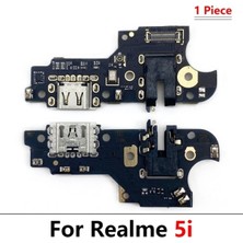 TeknoKapsül Realme 5i Uyumlu Şarj Soketi Kulaklık Soketi