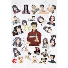 Zipzap Kiseijuu Parasyte Anime Telefon Laptop Bullet Journal Yapışkanlı Folyo Sticker Paketi (25 Adet)