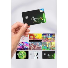 Zipzap Rick And Morty Kart Kaplama Yapışkanlı Folyo Sticker (8 Adet)