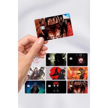 Zipzap Itachi Uchiha Kart Kaplama Sticker 8 Adet