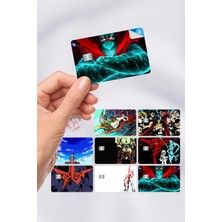 Zipzap Tengen Toppa Gurren Lagann Kart Kaplama Sticker 8 Adet