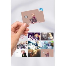 Zipzap Violet Evergarden Kart Kaplama Anime Sticker 8 Adet