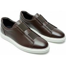 By Barretti Kahverengi Çift Lastikli Büyük Numara Sneaker
