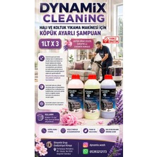 Dynamix Wash Halı ve Koltuk Yıkama Makinesi Şampuanı 3'lü Şakayık, Lavanta, Japon Kiraz/sakura Çiçeği 1kg x 3 kg