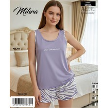 Miressa Kalın Askılı Şortlu Pijama Takımı