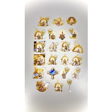 Zipzap Pure Vanilla Cookie Run Kingdom Telefon Laptop Bullet Journal Yapışkanlı Folyo Sticker Paketi (22 Adet)