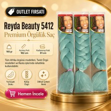 Elma Shop 3 Paket / Afrika Örgüsü ve Rasta Için Sentetik Saç 5412