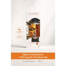 ALLPURE Seabuckthorn Cilt Bakım Yağı 100 ml Organik, Vegan, Yaşlanma Karşıtı ve Onarıcı Etki