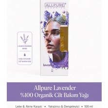 Lavander %100 Organik Cilt Bakım Yağı, Besleyici, Leke & Akne Karşıtı, Onarıcı Bakım Yağı, 100 ml