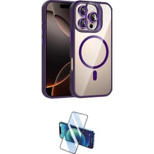 Marsilyan™- iPhone 16 Pro Kılıf Yadigar Asil Koleksiyonu - Siyah 3D Antistatik Cam Ekran Koruyucu