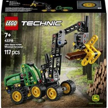 The Vivia Deere 1470H Tekerlekli Orman Makinesi 42218 – 7 Yaş ve Üzeri Kız ve Erkek Çocuklar Için Çalışan Kepçe ve Kütük Içeren Yaratıcı Oyuncak Yapım Seti, Eğlenceli Hediye Fikri (117 Parça)