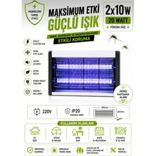 20W Elektrikli Uv LED Işıklı Sinek Öldürücü Sinek Kovucu Işık