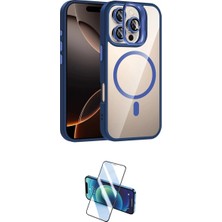 Marsilyan™- iPhone 16 Pro Kılıf Yadigar Asil Koleksiyonu - Siyah 3D Antistatik Cam Ekran Koruyucu