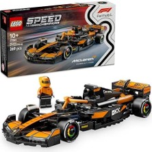 The Vivia Mclaren F1 MCL38 Yarış Arabası 77251 – 10 Yaş ve Üzeri Kız ve Erkek Çocukları ile Yetişkin Motorseverler Için Sürücü Minifigürü Içeren Yapım ve Sergileme Seti (269 Parça)