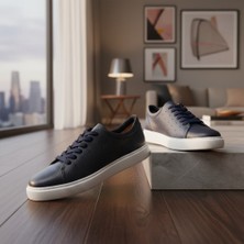 By Barretti Lacivert Hava Delikli Sneaker