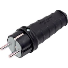 Bezos Kauçuk 1 x 16 A Topraklı Erkek Fiş 220V