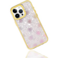 Bezos iPhone 16 Pro Max Lumi Desenli Kapak - Sarı