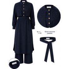 Sevanna Sahra Nakış Detaylı Tunik & Pantolon Takım