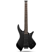 Donner HLX-500 Headless Elektro Gitar (Siyah)