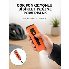 Sora Home 5000 Mah Bataryalı Bisiklet Farı Cob Çakar Çok Fonksiyonlu Yeni Nesil