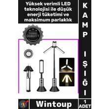 Wintoup #kamp Taşınabilir Ledli Su Geçirmez USB Girişli Şarj Edilebilir Şık Outdoor Piknik Çadır Kamp Işığı