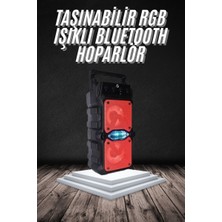 Bluetooth Hoparlör Çift Mikrofonlu Güçlü Ses Kaliteli Kesintisiz Kablosuz