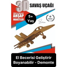 Svein Özel Üretim 3 Boyutlu Minyatür Ham Ahşap Maket Boyanabilir Eğitici Öğretici Motor Beceri Hobi Oyun