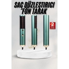 Fön Tarak Saç Düzleştirici Saç Kurutma Makinesi Sıcak Hava Fırçası - COMPTR8345-6790