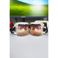 Zipzap Life Is Strange Baskılı Seramik Lüks Kupa (1 Adet) Özel Siyah Kulp Dalga Kulp V3D
