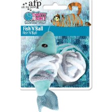 Kmrsfres Afp Knotty Habit - Renkli Peluş Balık Ipli Oyuncak