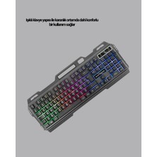 Aydogan's Gaming Set Işıklı Klavye Mouse + Bluetooth 5.2 Kulaklık Paketi