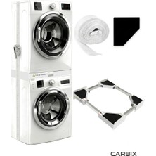 Carbix Çamaşır Makinesi Kurutma Makinesi Istifleme Aparatı-Kiti Samsung Lg Regal Tüm Markalar Için Ayarlanabilir