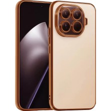 Aslanoğlu Store Newface Xiaomi Mi 15T Pro Razer Lensli Silikon - Çöl Titanyum