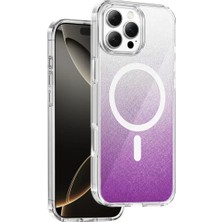 Aslanoğlu Store Onegif Apple Iphone 16 Pro Max Sora Simli Magsafe Kapak - Mor