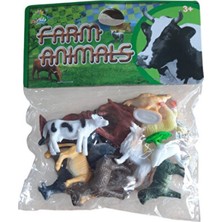 Empressco 12 Parça Çiftlik Hayvanları Figürleri, 3-6 Cm, Eğlenceli ve Öğretici Set
