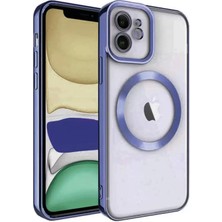 Twin Store Newface Apple iPhone 11 Kılıf Kross Magneticsafe Kapak - Lacivert
