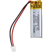 Aslanoğlu Store Powermaster 301030 3.7 Volt 100 Mah Lityum Polimer Pil