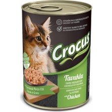 Kmrsfres Crocus Yru Kedi Tuklu Yaş Mama 400 gr x 4 Adet