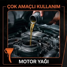 Kap Kaç Çelik Süzgeçli Huni - Spiralli ve Sabit Borulu - 2.2 Litre Kapasite