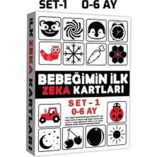 Empressco Eğitici ve Renkli Bebeğin Ilk Zeka Kartları Seti 0-6 Ay