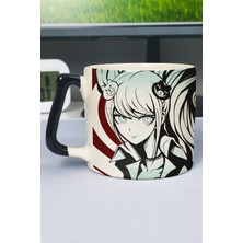 Zipzap Danganronpa Baskılı Seramik Lüks Kupa (1 Adet) Özel Siyah Kulp Dalga Kulp V5D