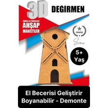 Svein Özel Üretim 3 Boyutlu Minyatür Ham Ahşap Maket Boyanabilir Eğitici Öğretici Motor Beceri Hobi Oyun