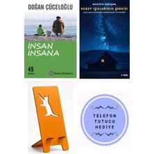 Remzi Kitabevi Imzalı-Yeniden Insan Insana - Doğan Cüceloğlu + Kuzey Işıklarının Şarkısı + Telefon Tutucu