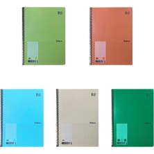 Umut U-Deep A4 Spiralli Defter Pp. Kapak 60 Yp. Çizgisiz 5'li
